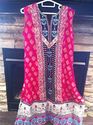 Pakistan Designer Pink Threads & Motif Outfit Bana