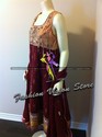 Pakistan Designer Maroon Peach Georgett Chiffon Sa