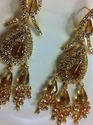 14ct Gold Platted Cubic Colored Zarqonia Earrings 