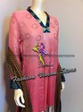 Pakistan Designer Collection Peach Pink Crinkle Ch