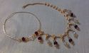 Indian Designer Gold Plated Nath Nosering Maroon C