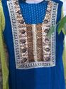 Pakistan Designer Blue Chiffon Banarasi Embroidery