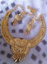 India Gold Platted Set Necklace Earrings Layers Sa