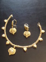 Gold Platted Gold Small Jewellery Set New Earring 