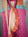 Pakistani Designer Khaadi Cotton Shirt Pink Stylis