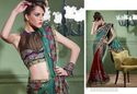 Indian Designer Net Pallu KANDORA Saree Waist Belt