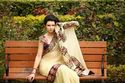 India Trendy Party Wear Designer Collection Beige 