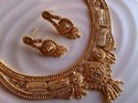 Indian 14ct Gold Platted Necklace Set Earrings Hig