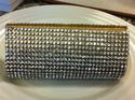 Rhinestone Gold Purse Handbag NEW Cgristmas Party 