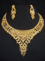 Indian Gold Plated Necklace lustre New matching Ea