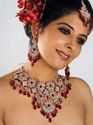 India Patwa Jewellery Maroon Bridal White Zarqonia
