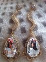 Pakistani Designer Long Earrings Glass Zarqonia St