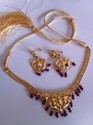 Indian 14ct Gold Platted Jewelry Set Dewali Festiv