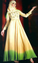Light Yellow Jaliyah Silk Embroidery crepe silk Gr