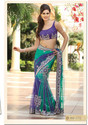 Indian Heritage Designer Party-Wear Sarees Work Sa