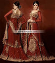 Maroon Perla Lehnga Maroon Chiffon exceptional bri