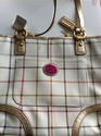 NWT COACH Heritage Tattersall Tote Tattersall Coat