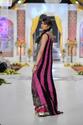 Pakistani Designer Chiffon Grey Fuchsia Pink Long 