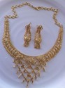 Indian 14ct Gold Platted Jewellery Set Thee layer 