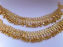 Indian Gold Thick Ghungroo Payal Style Anklet Salw