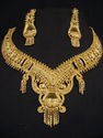 14ct Gold Platted Exclusive Necklace Earring Jhaal