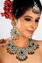 Indian Patwa Jewellery Collection Green with Zarqo
