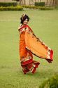 India Trendy Party Wear Designer Bright Orange Coo
