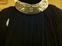 Pakistani Chiffon highneck black Outfit Long flair