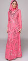 Brink Pink Rafeeqah Jilbab Pink stunning embroider