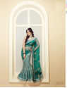 Celebrate Zarine Khan Majestic Designer Saree Turq