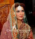 Pakistani Designer T-Pink Balochi Bridal Outfit Ba