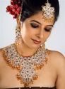 India Patwa Jewellery Light Brown round Zarqonia E