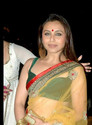 Rani Mukherji Embroidered Net Saree Katansilk Blou