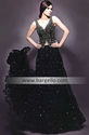 Pakistan Designer Black Crinkle Chiffon Crimp amaz
