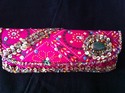 Pink Hot Pink Afghani Style Clutch Purse Salwar Go