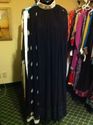 Pakistani Chiffon highneck black Outfit Long flair