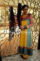 Pakistani Designer Multi Shaded Banarasi Outfit Ch
