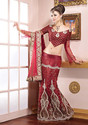 Exotic Party-Wear Embroidered Lehenga Colorfull Vi