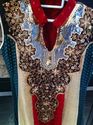 Pakistani Designer Multi Shaded Polka Outfit NEW P