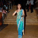 Shamita Shetty Soft Net Saree Three Shaded Colour 