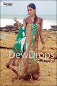 Pakistan Designer Dewdrops Gold Chiffon Shimring E