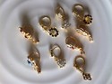 Wholesale Lot 9 Style Nose Rings Rhinestone Studs 