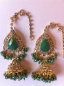 9ct Indian Gold Platted Beads Cubic Zarqonia Jewel