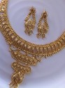 Indian 14ct Gold Platted Jewellery Set Three layer