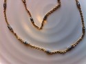 14k Gold Platted Silver Gold Chain Box Style India