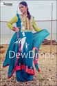 Pakistan Designer Blue Chiffon Banarasi Embroidery