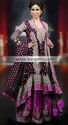 Pakistan Dark Purple Anwen Tyrian Crinkle Chiffon 