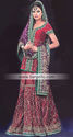 Pakistan Designer Bridal Lehanga Dark Cardinal Amy