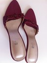 METRO House Designer Sandals with Maroon Stones Za