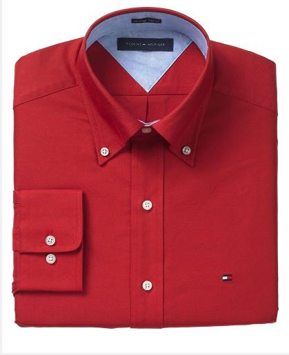 Tommy Hilfiger Dress Shirt, Heritage Oxford Solid-928, Zaky's Fashion